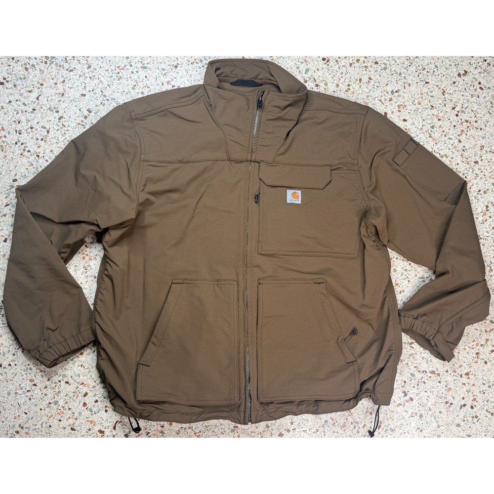Carhartt Super Dux Relaxed Fit Light Weight Mock Neck Men's Jacket‎ Size XL